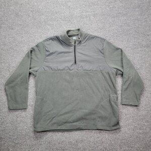 PGA Tour Sweater Mens‎ 2XL Gray 1/4 Zip Pullover Golf Casual Outdoors